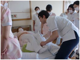 褥瘡研修（ポジショニング）